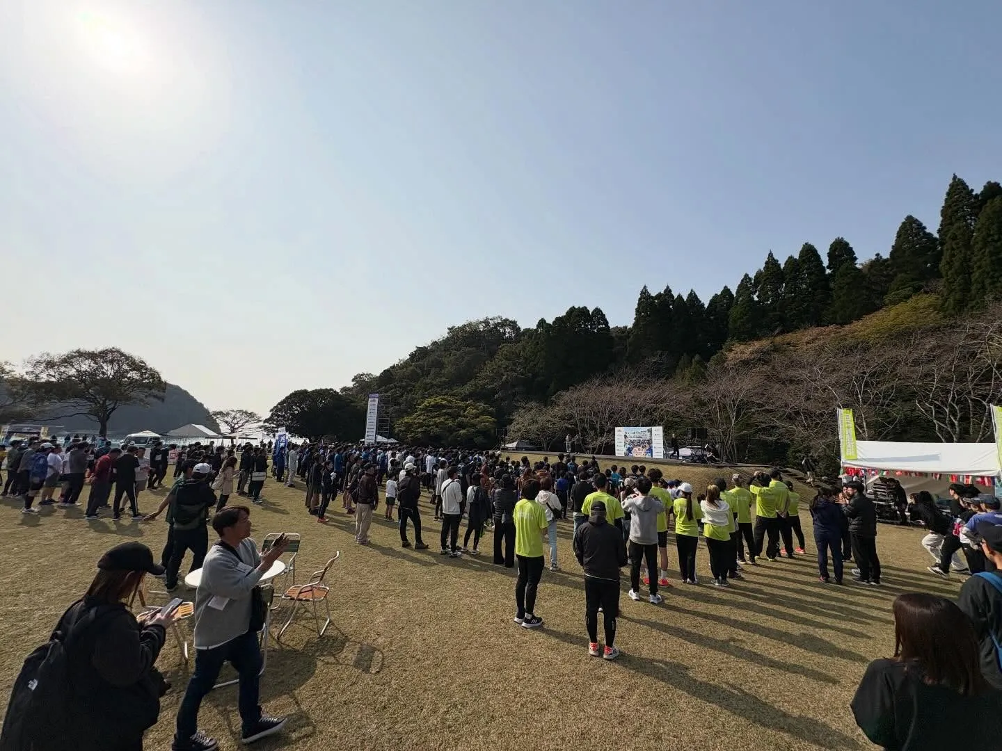 本日は、息子のマラソン大会の応援に行ってきました。